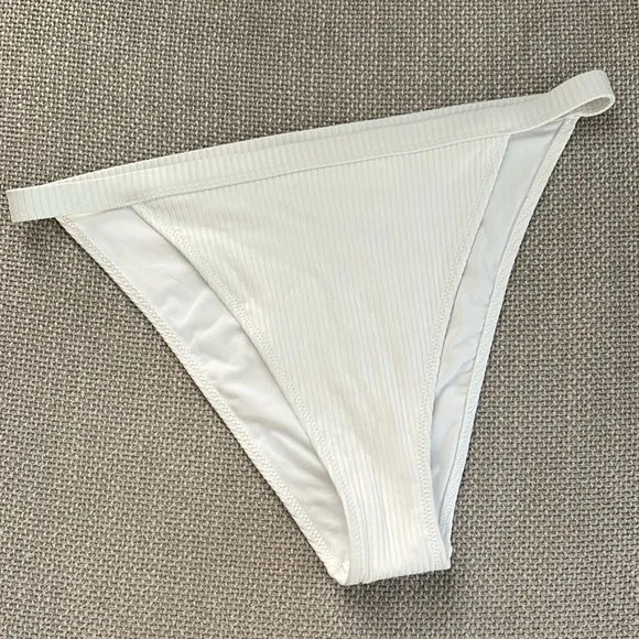 NWOT VS PINK Ribbed High Leg Cheeky Bikini Bottoms - Picture 3 of 8